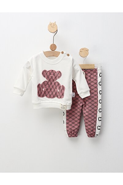 MiniKids Gugci Girl outfit, pink model 86 (12-18 months)