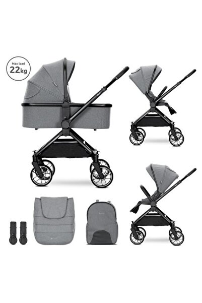 LORELLİ Σετ καροτσιού 2 σε 1 Reya με πορτ-μπεμπέ, Διπλής όψης κάθισμα, 22kg, ...