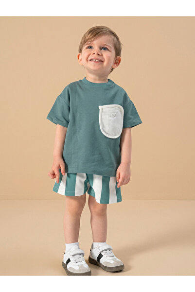 ALYAKİDS 100% Cotton Boys' Shorts Set - Comfortable Cut Summer Combed Cotton ...