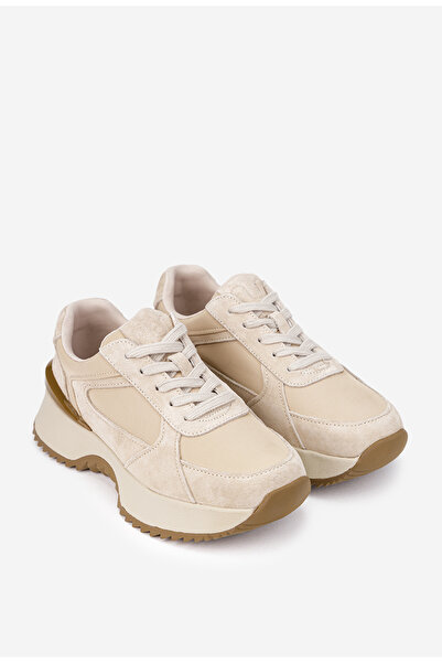 Dasha NUR women's beige Leather and textile shoes 41