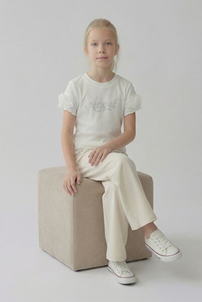 HAUSEkids 5-14 Years the Magic Girl T-Shirt-Ecru