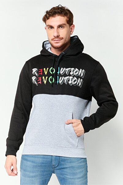 Akademiks Men Long Sleeve Graphic Print Hoodie, Multicolor