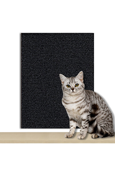 GALORWAY Covor zgâriat pisici, protecție mobilă, anti-zgârieturi, poliester, 100×40 cm, gri inchis