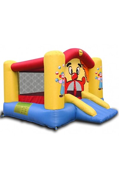 Happy Hop Saltea gonflabilă în formă de clovn cu tobogan, spațiu de sărituri ...