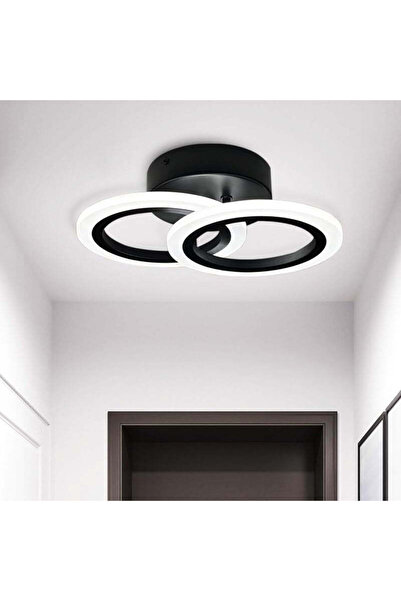 Jiju Lustra LED 1+1 Circle Design Maro Echivalent 300W Telecomanda 400x250 mm