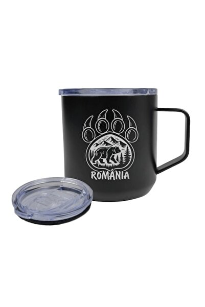 OEM Personalized Insulated Stainless Steel Mug, Engraved Design Romania, 350 ...
