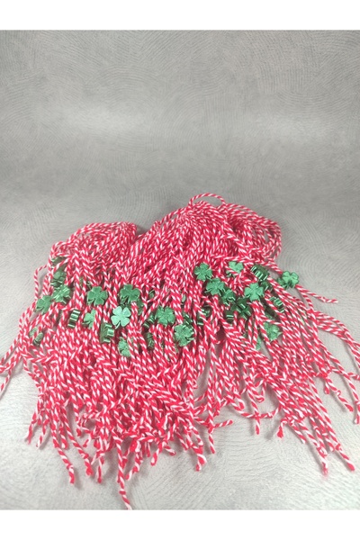 ZUV MARTENİÇKA BİLEKLİK 4 YAPRAKLI YONCA YEŞİL RENK 10'LU SET