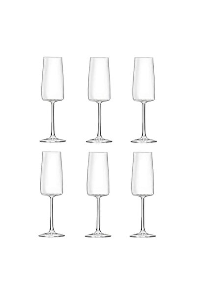 RCR Crystal Set of 6 Essential E30 Champagne Glasses, RCR
