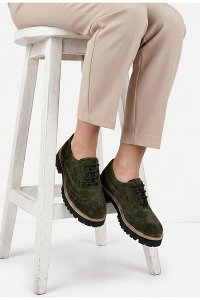 Dasha NUR women's khaki suede Leather 41