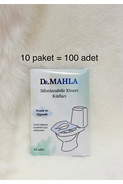 MAHLA 10 PAKOVANJA - 100 KOMADA - Navlaka za WC šolju Seyahet veličine - Jedn...