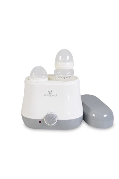 Cangaroo BabyDuo Bottle Warmer Grey, 2 Containers, Sterilization, 150W