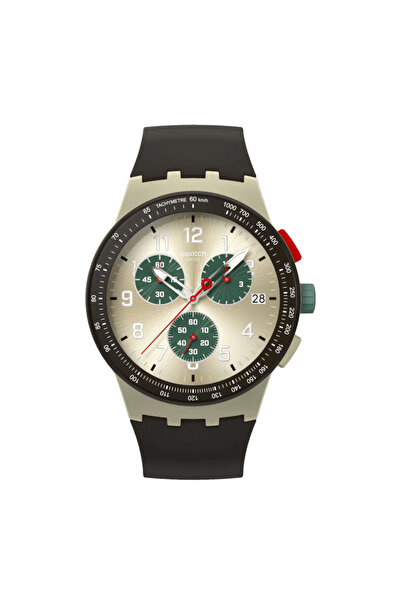 Swatch Obsidian Ink Sust402 Unisex Wristwatch