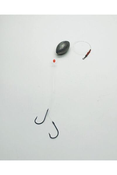esca fishing Youvella Siyah Çift İğne Maruto Tekne Takımı Çipura Takımı 80 Gr...