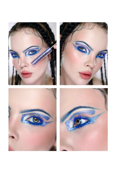 The Glitter Lab 2li Simli Likit Eyeliner | Dazzling Liner Seti NO 2