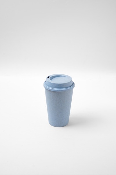 REuse Reusable Cup with Lid 360 ml | Made from Coffee Husks | 1 Piece | Azur ...