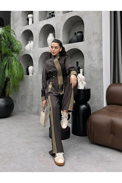 Cardella Alya Yazlık Premium Quality Tncl Fabric Double Set - Hijab Compatible