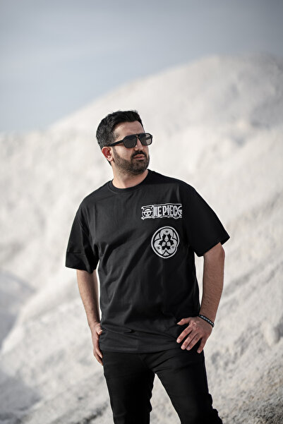 Rabona Fashion Μπλουζάκι Unisex Oversize με σχέδιο Pirate Spirit
