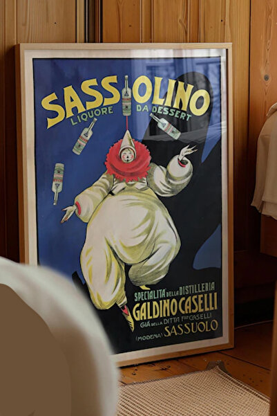Taranist Poster - Sassolino Vintage İtalyan Reklam - Retro Poster