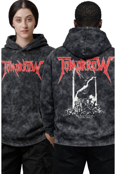 Fuddy Moda Unisex Oversize The Weeknd Hurry Up Tomorrow Φούτερ με στάμπα στην...