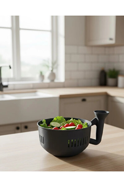 Epilons Vegetable Washing Container with Strainer and Bowl Practical and Dura...