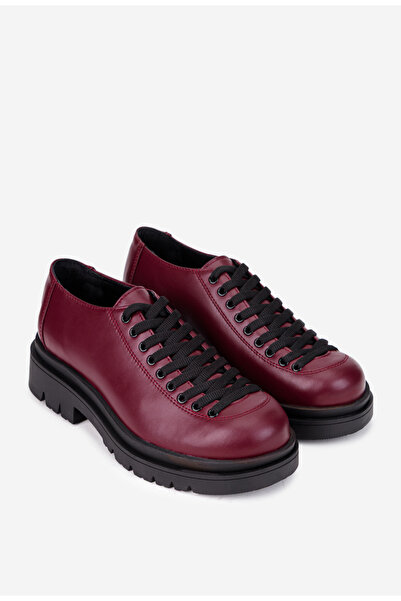 Dasha Women's burgundy genuine Leather shoes 41