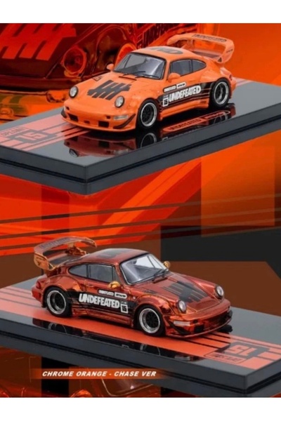 HOT WHEELS İnno64 & DPLS Ortak Üretim RWB Porsche 964 Orange "Undefeated" Kol...