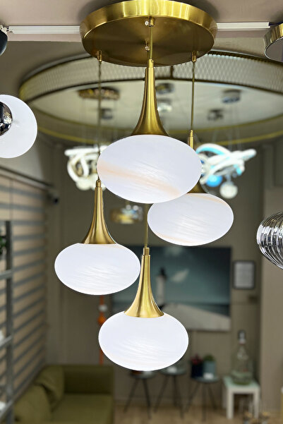 MINIMAL ETICARET VE BILGI TEKNOLOJILERI Saturn Golden QUAD Cam Avize