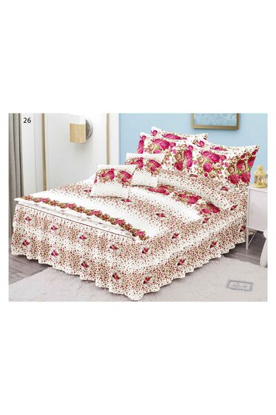 ANATOLIATEKSTILE Fine Duvet Cover Set , 6 Pieces | Complete Bedroom Set | Fit...