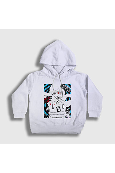 Presmono سويت شيرت بقلنسوة باللون الأبيض تور ويندي ريد فيلفت للأطفال من الجنس...