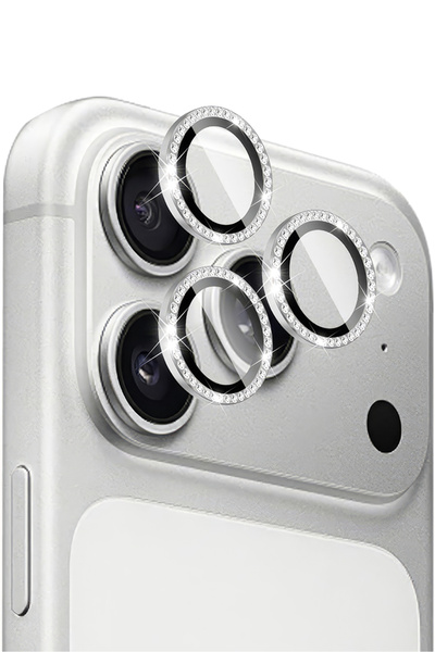 Marselit iPhone 17 Pro/17 Promax Compatible Stone Metal Frame Camera Lens Pro...