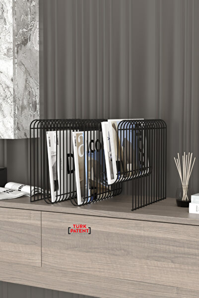 boz concept home Koltuk Yanı Metal Dergilik Space Age Dekoratif Metal Gazetel...