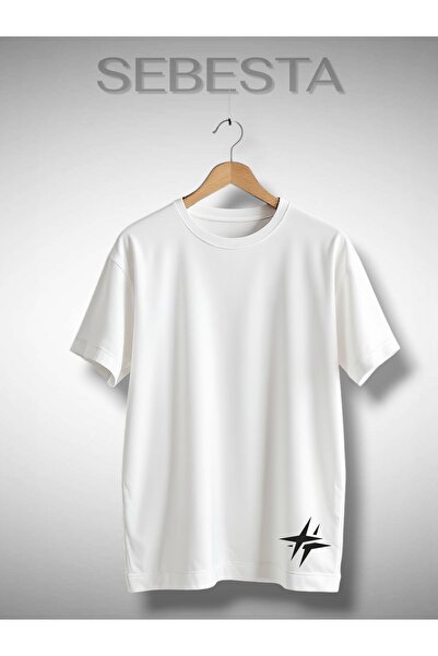 Sebesta Fashion Im Star Printed Premium Oversize T-Shirt