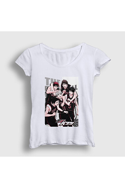 Presmono Women's White Team Seirin Kuroko's Basketball T-Shirt 605019Tt