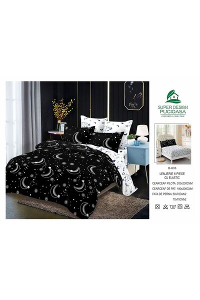 ANATOLIATEKSTILE 6-piece Duvet Cover Set – Complete set of fine Cotton and St...