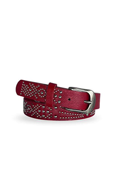 Le Tual Geometrik Zımba Detaylı Kemer