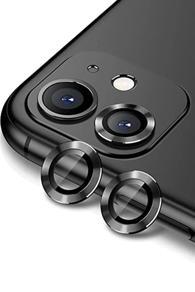 Marselit iPhone 11/12/12 Mini Compatible Camera Lens Protector with Metal Fra...