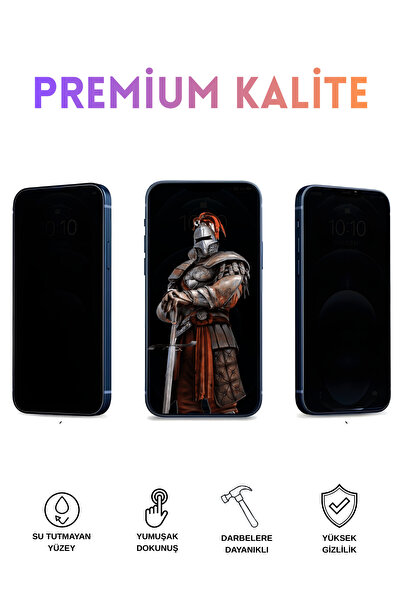 MOBİLERA واقي شاشة زجاجي فاخر غير قابل للكسر متوافق مع هاتف iPhone 13 Pro