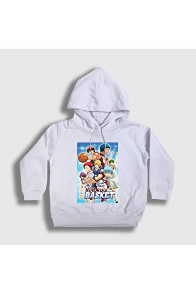Presmono Унисекс детска бяла качулка с качулка Kuroko's Basketball 602138tt