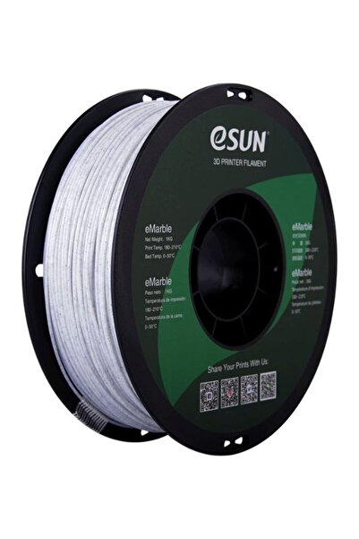 GÜMRÜK BEY eSUN eMarble Natural 1,75mm 1kg Mermer Görünümlü 3D Yazıcı Filamen...