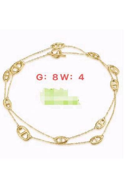 FUFOLUS عقد الأناقة المتسلسلة الطويل