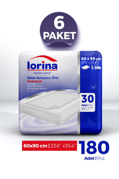 LORİNA Yatak Koruyucu 60x90 6 Paket