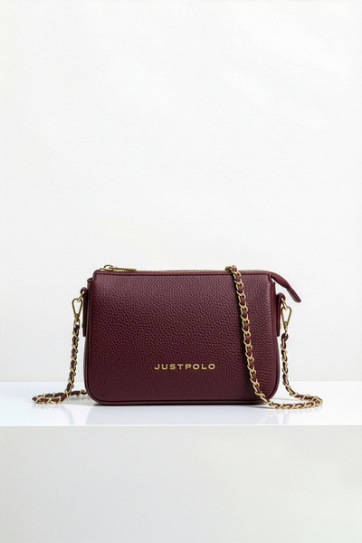 POLO CLUB Women's 3-Compartment Chain Long Strap New Season Accessory Hand & ...