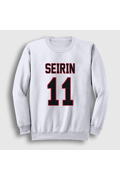 Presmono Unisex White Tetsuya Kuroko 11 Seirin Sweatshirt 605138Tt