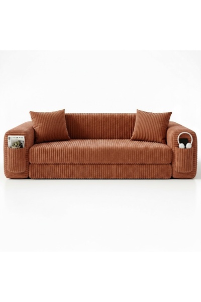 Puftic MAHAL Konforun En Şık Hali Koltuk Kanepe Tamamen Sünger Yıkanabilir Kı...