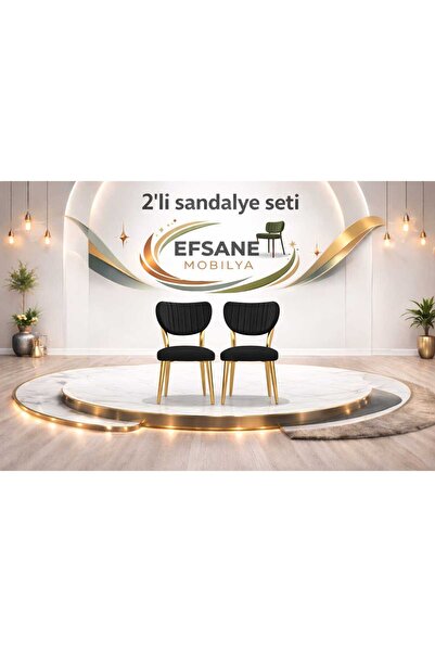 Efsane i.E.G Elma Sandalye 2 ADET SALON Mutfak Yemek Odası Salon Bahçe Balkon...