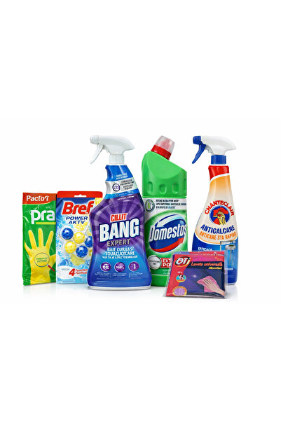 Domestos Bathroom Cleaning Package Chanteclair Anti-limescale Cillit Bang Dom...