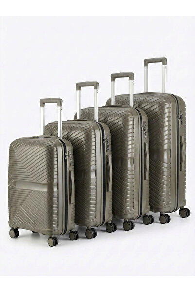 Sister 4PCS PP Hard Shell Luggage Set Tote, TSA Lock, 360° Silent Spinner, Wa...