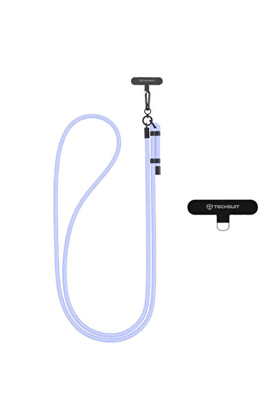 Techsuit Rope Crossbody Strap RCS1-32, Light Purple