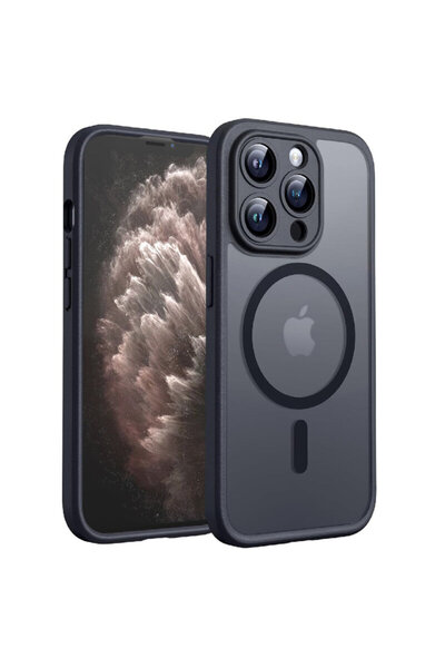Techsuit iPhone 11 Pro PureFrost MagSafe, negru înghețat