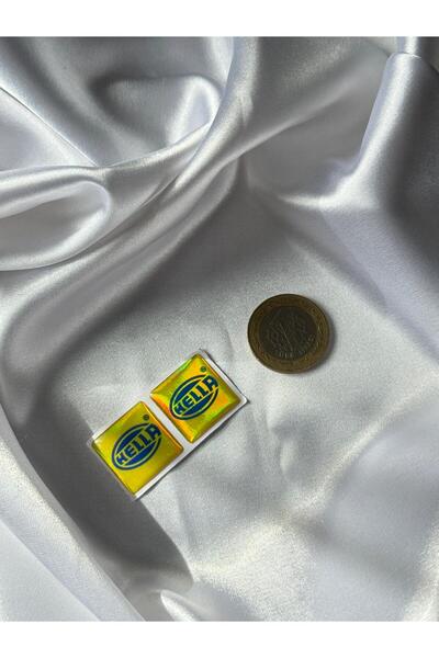 CEBECİOTO ملصق هولا جرام صغير أصفر اللون من هيلا، قطعتان، ملصق للسيارات والدر...